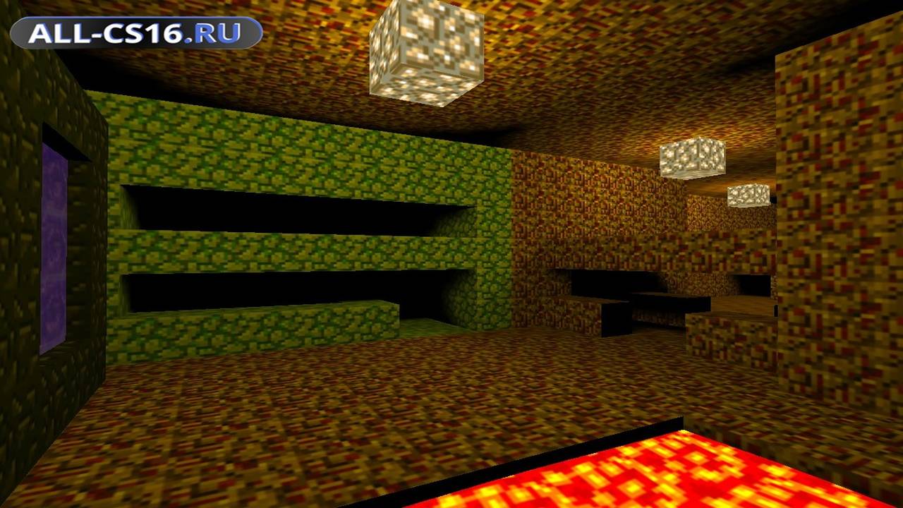 Карта «zm_minecraft_v2» для CS 1.6 для CS 1.6