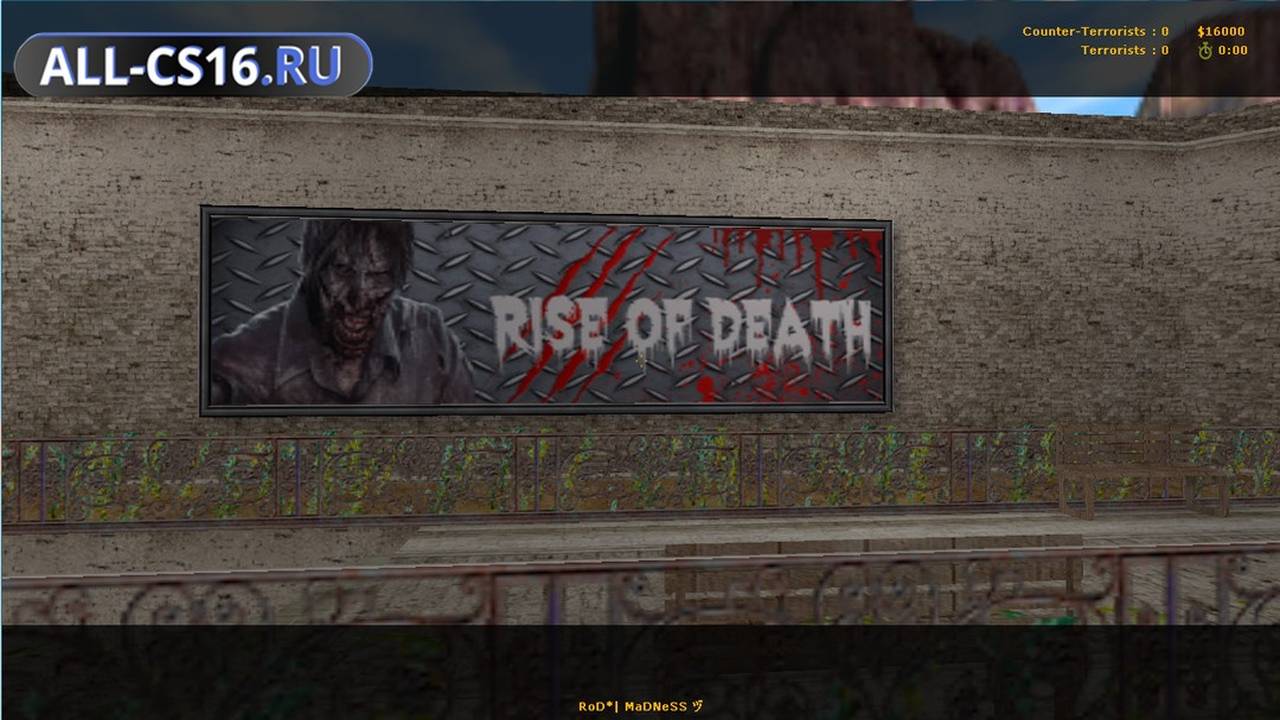 Карта «zm_rod_Criminalday» для CS 1.6 для CS 1.6