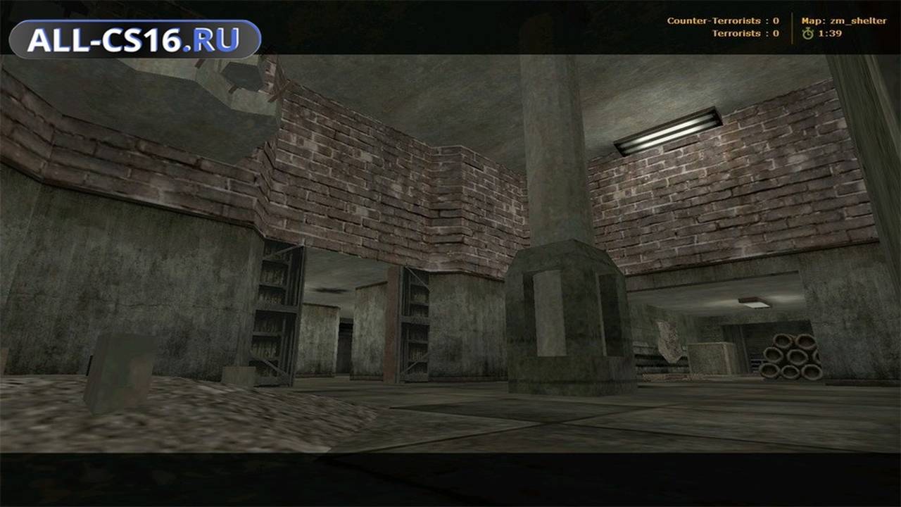 Карта «zm_shelter» для CS 1.6 для CS 1.6