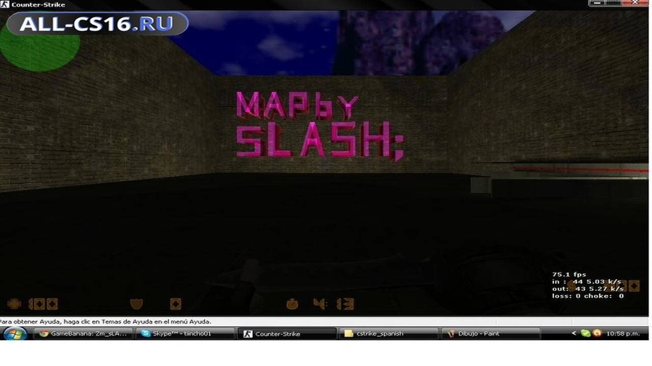 Карта «Zm_sLASH» для CS 1.6 для CS 1.6