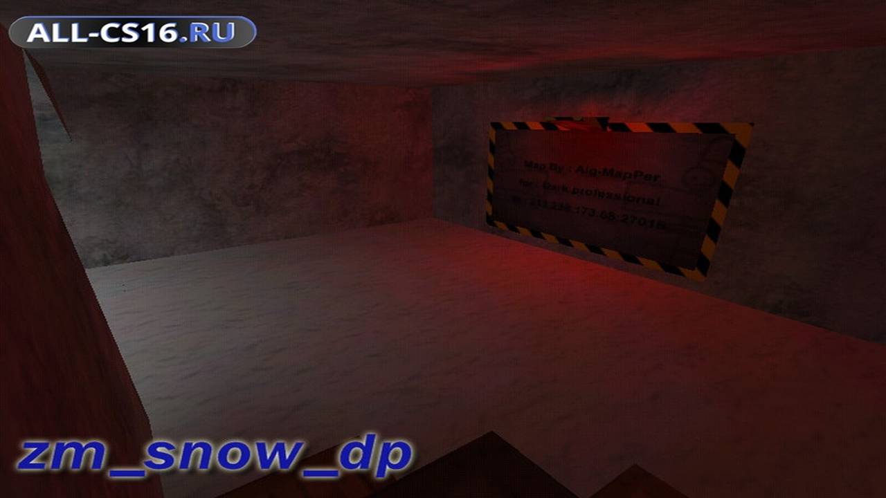 Карта «zm_snow_dp» для CS 1.6 для CS 1.6