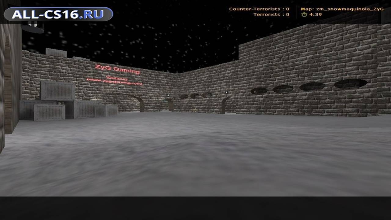 Карта «zm_snowmaquinola_ZyG» для CS 1.6 для CS 1.6