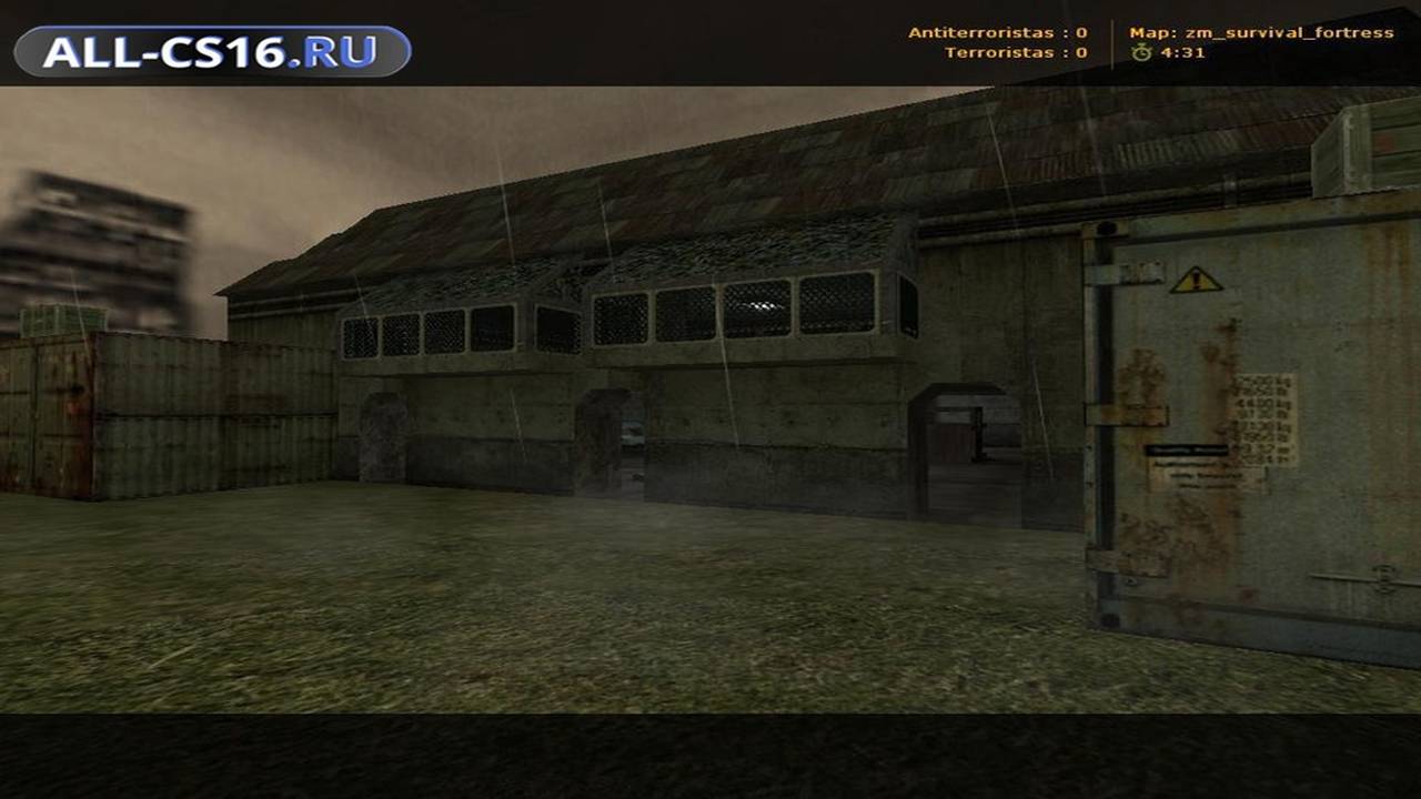 Карта «zm_survival_fortress» для CS 1.6 для CS 1.6