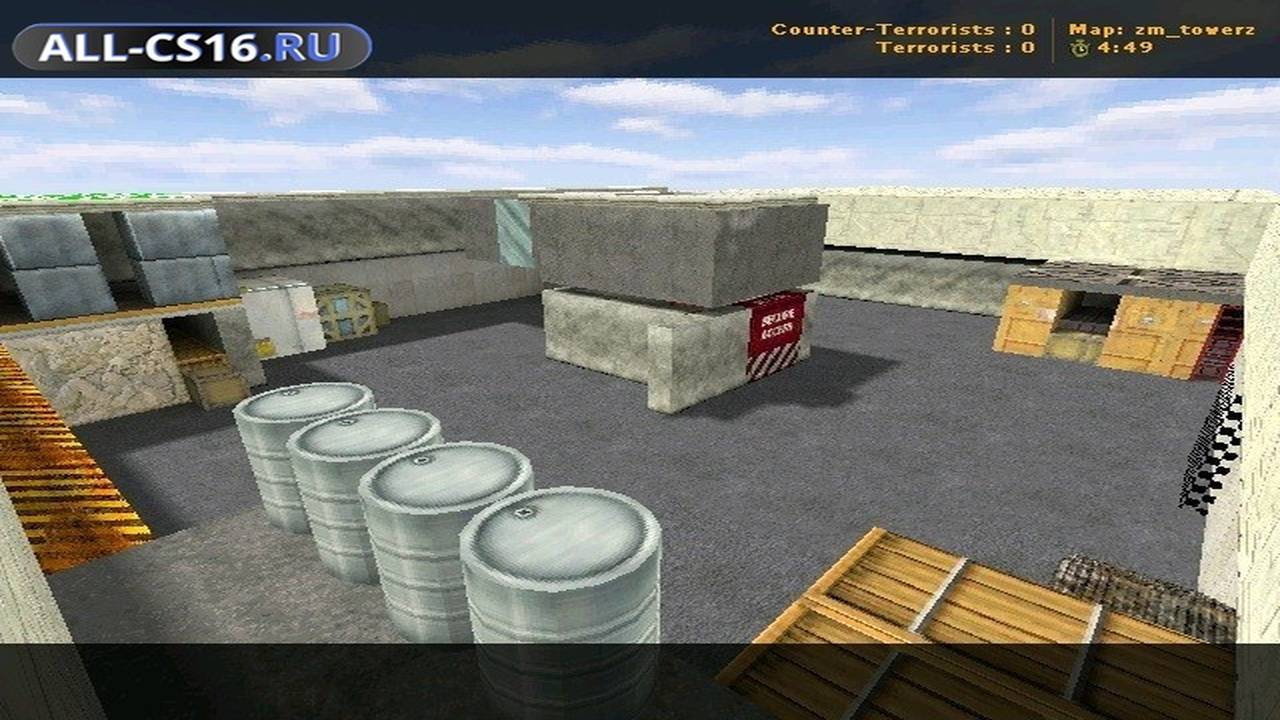 Карта «zm_towerz» для CS 1.6 для CS 1.6