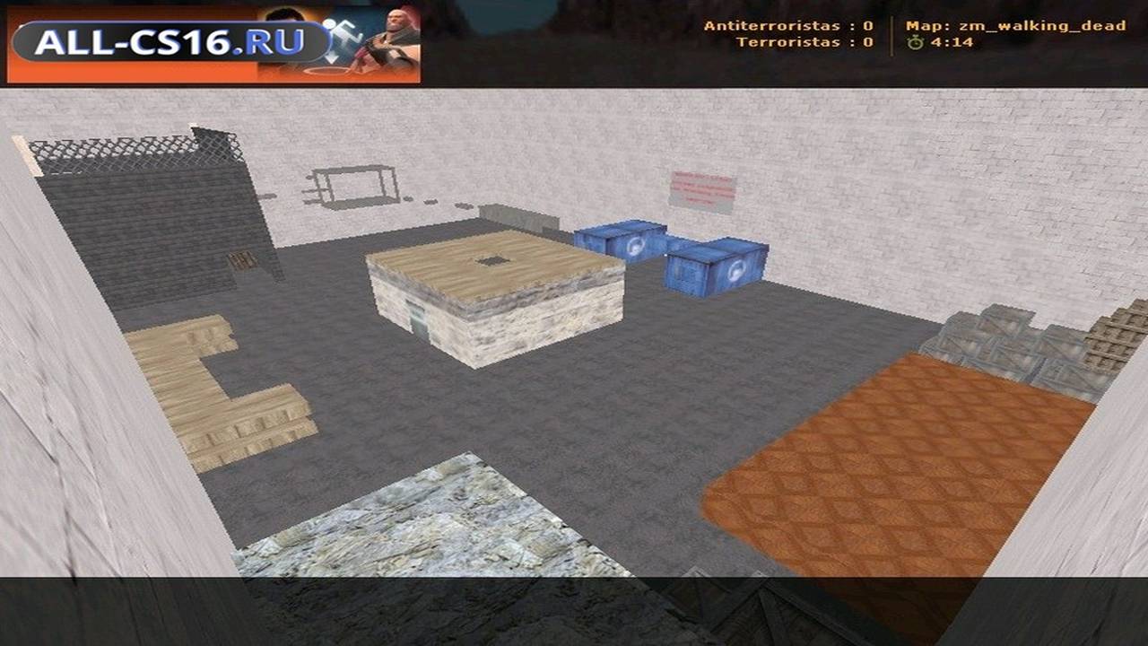 Карта «zm_walking_dead» для CS 1.6 для CS 1.6