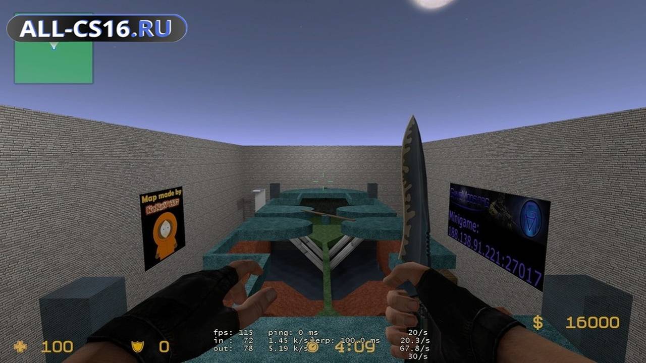 Карта «zm_yard» для CS 1.6 для CS 1.6