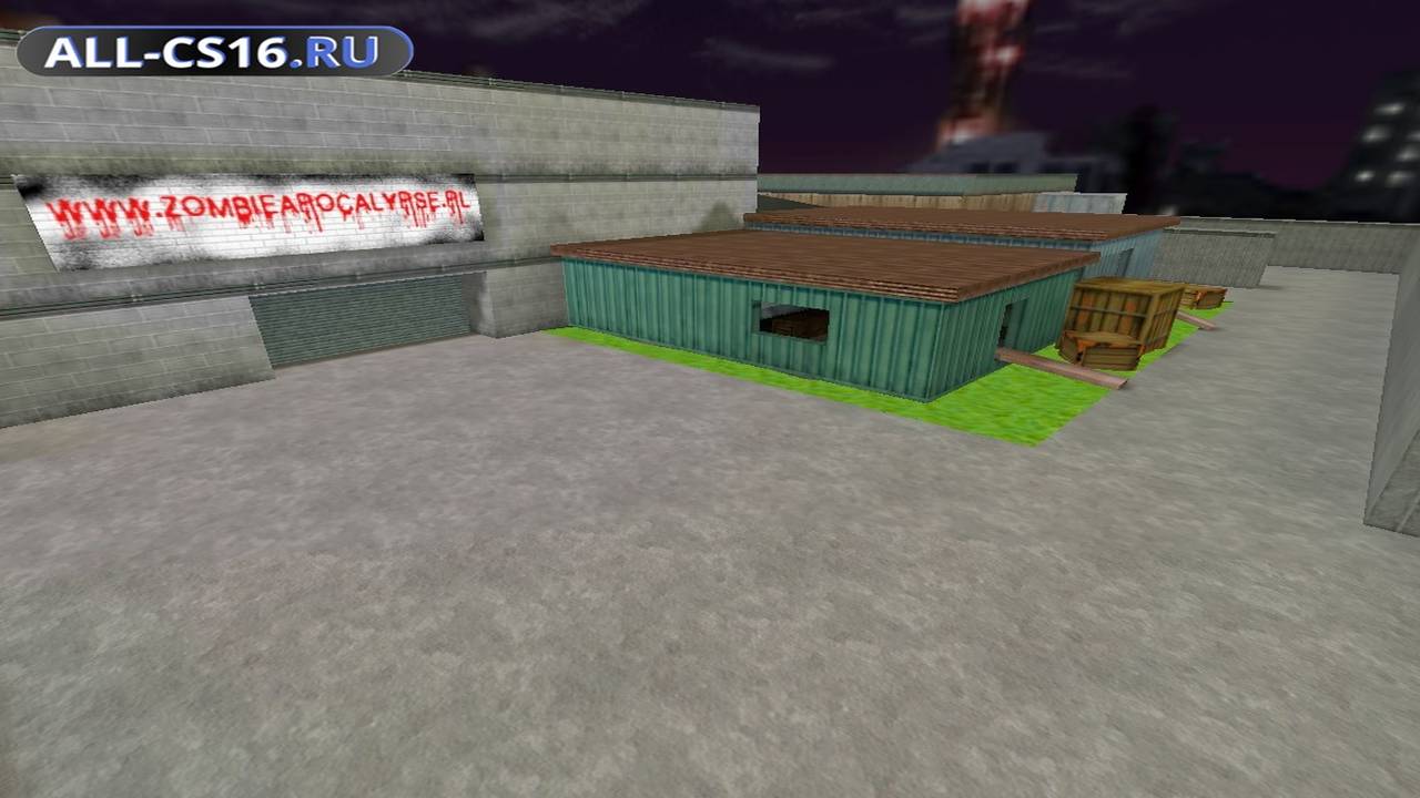 Карта «zm_zombie-apocalypse» для CS 1.6 для CS 1.6