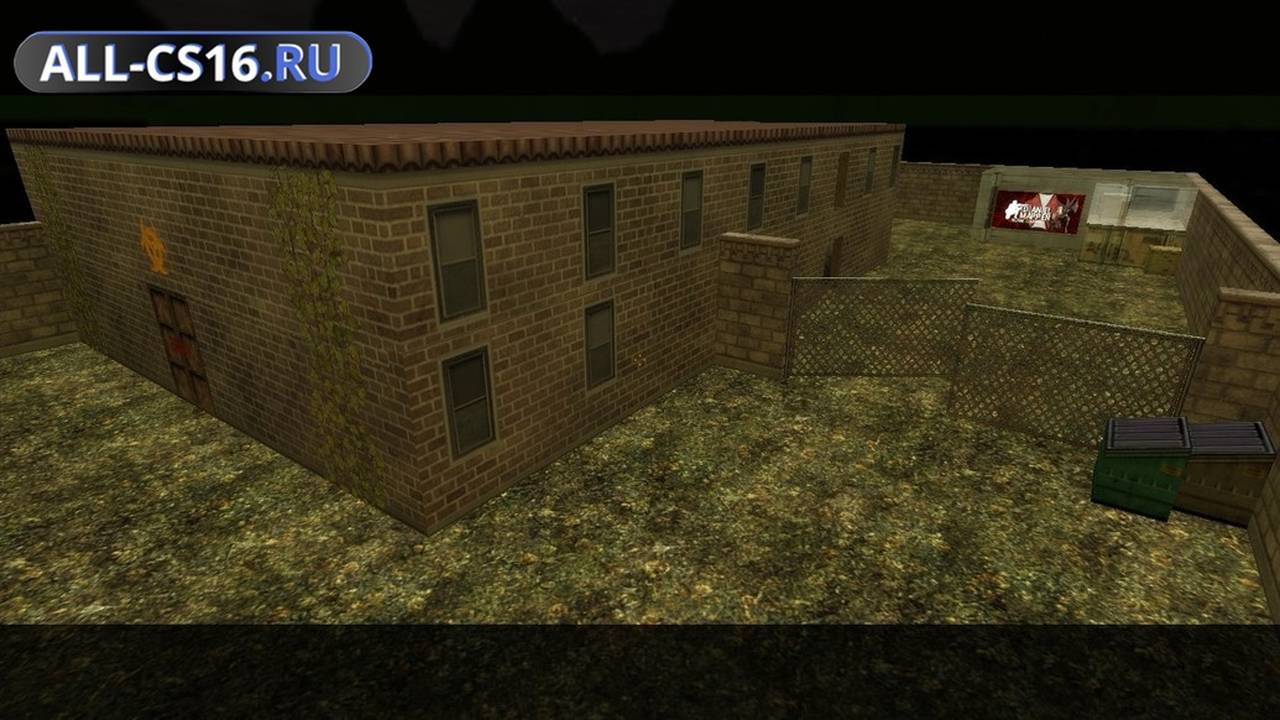 Карта «zp_toxic_house_2k20» для CS 1.6 для CS 1.6